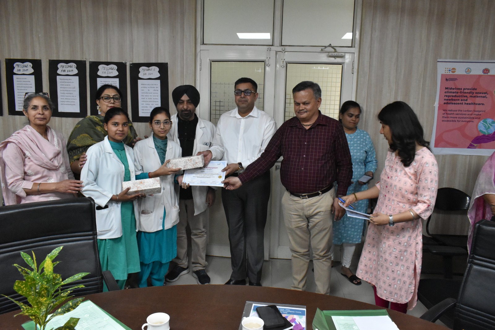 International Midwifery Day was celebrated at Mata Kushalia Hospital